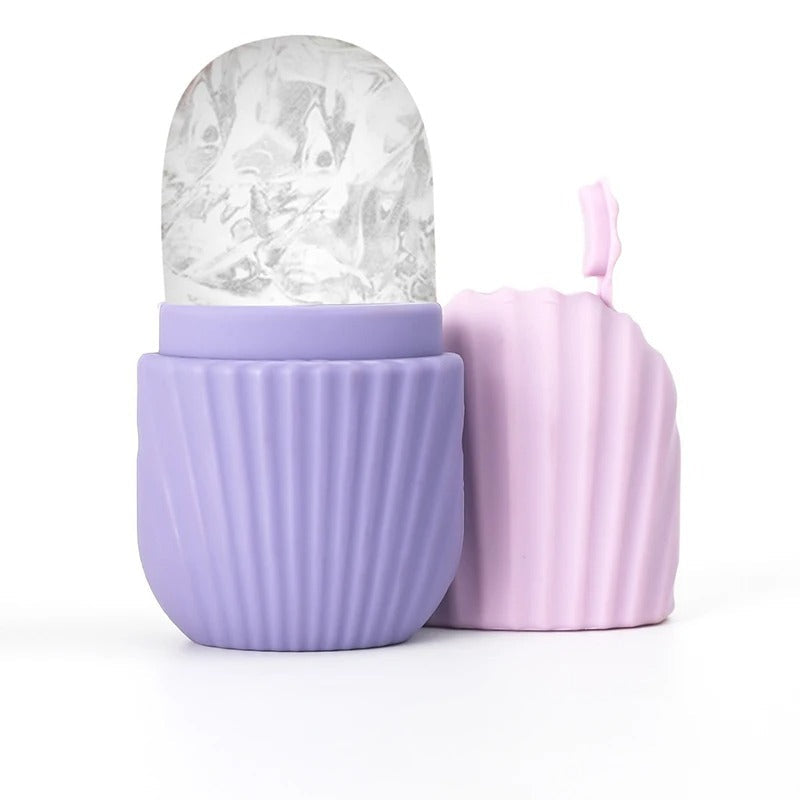 Ice Roller for Face – Cooling Facial Massager for Puffiness, Glow & Skin Refresh