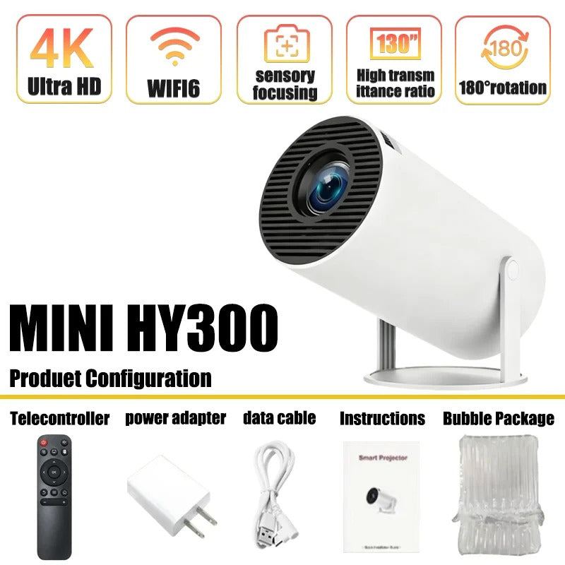 Portable Mini Projector – Full HD Home Cinema Projector for Movies, Gaming & Entertainment