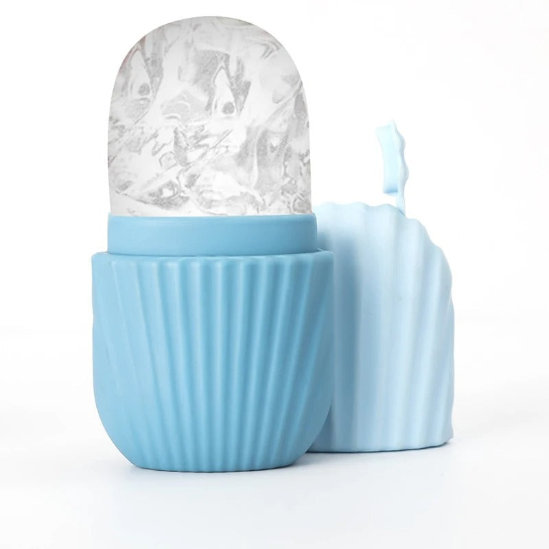 Ice Roller for Face – Cooling Facial Massager for Puffiness, Glow & Skin Refresh