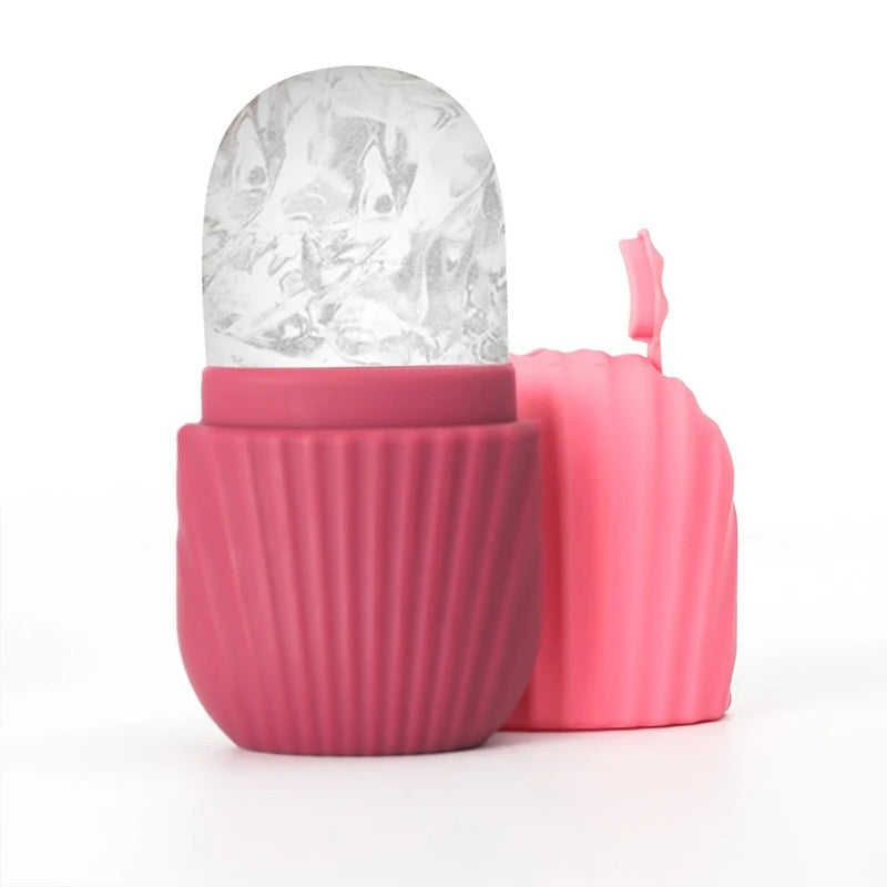 Ice Roller for Face – Cooling Facial Massager for Puffiness, Glow & Skin Refresh