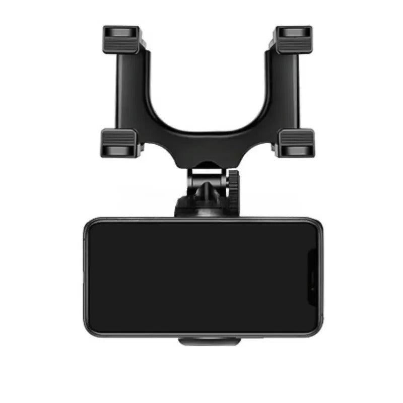 Rearview Mirror Phone Holder – Adjustable Car Mount for Hands-Free Navigation