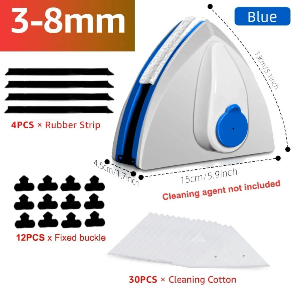 Magnetic Window Cleaning Brush – Double-Sided Glass Cleaner for Inside & Outside Windows