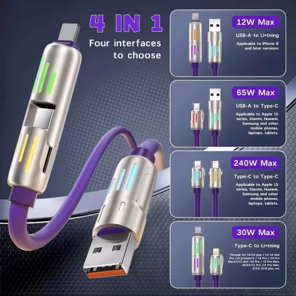 4-in-1 Multi USB Charging Cable